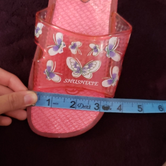 Y2K Pink Jelly Butterfly Slide Sandals - Picture 13 of 16